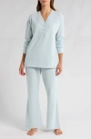 Nordstrom Thermal Pajamas In Blue Drift