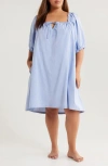 Nordstrom Tie Front Cotton Nightgown