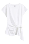 Nordstrom Tie Front Pima Cotton Dolman T-shirt