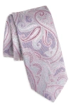 Nordstrom Tilden Paisley Jacquard Silk Tie In Pink