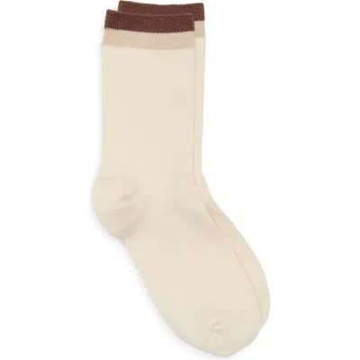 Nordstrom Tipped Wide Rib Dress Socks In Multi
