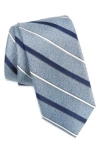 Nordstrom Toderi Stripe Silk Tie In Blue