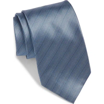 Nordstrom Tonal Stripe Silk Tie In Light Blue
