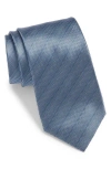 Nordstrom Tonal Stripe Silk Tie In Lt Blue