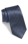 Nordstrom Tonal Stripe Silk Tie In Navy