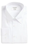 Nordstrom Traditional Fit Cotton Oxford Dress Shirt In White Royal Oxford