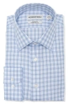 Nordstrom Traditional Fit Premium Non-iron Plaid Cotton Dress Shirt