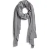Nordstrom Transitional Knit Travel Wrap In Gray