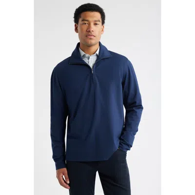 Nordstrom Travel Luxe Quarter Zip Pullover In Blue