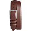 Nordstrom Travis Leather Belt In Dark Brown