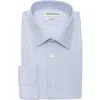Nordstrom Trim Fit Check Premium Non Iron Cotton Button-up Shirt In Blue
