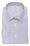 Nordstrom Trim Fit Check Premium Non Iron Cotton Dress Shirt In Multi