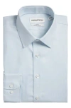 Nordstrom Trim Fit Premium Non-iron Dress Shirt In Blue