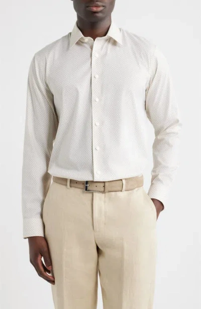 Nordstrom Trim Fit Premium Performance Dress Shirt In Multi