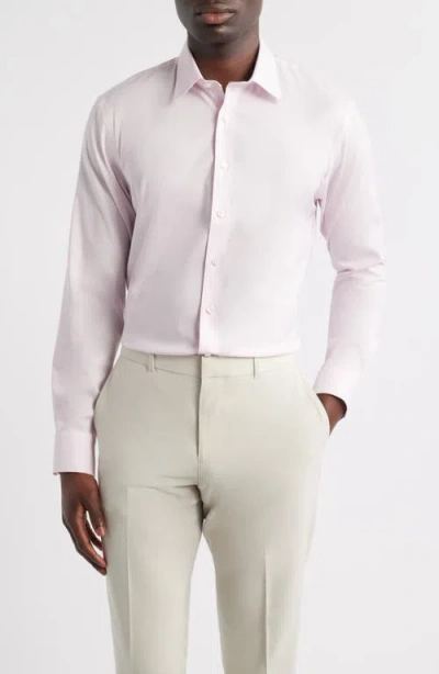 Nordstrom Trim Fit Premium Performance Dress Shirt In Pink