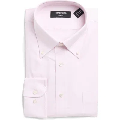 Nordstrom Trim Fit Royal Oxford Solid Dress Shirt In Pink