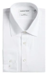 Nordstrom Trim Fit Solid Premium Performance Dress Shirt In White