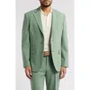 Nordstrom Henrik Trim Fit Stretch Italian Wool Suit Separate Jacket In Green