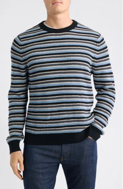 Nordstrom Tuck Stitch Cotton & Wool Sweater In Multi