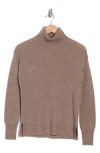 Nordstrom Turtleneck Cashmere Sweater In Brown Taupe