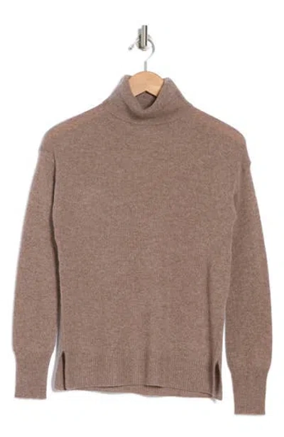 Nordstrom Turtleneck Cashmere Sweater In Brown Taupe