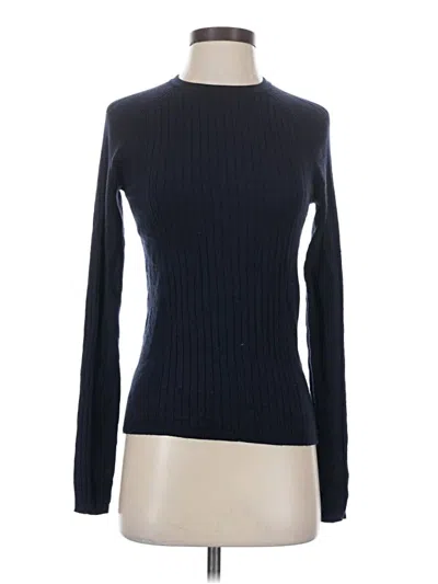 Pre-owned Nordstrom Turtleneck Sweater In Blue