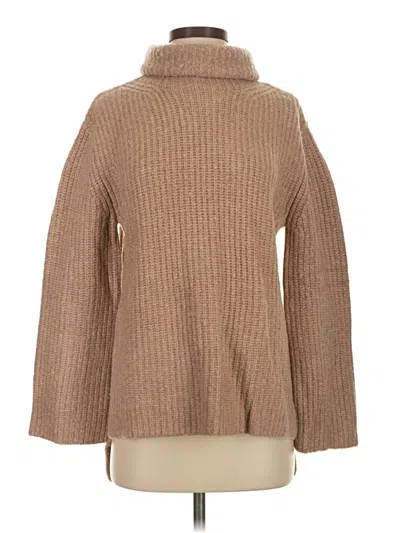Pre-owned Nordstrom Turtleneck Sweater In Brown