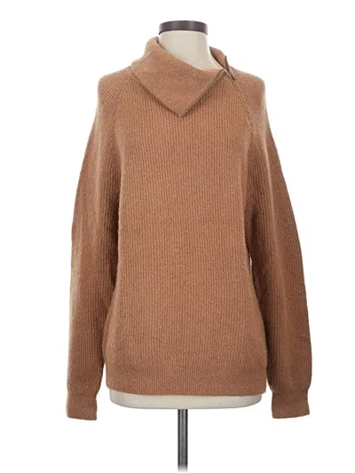Pre-owned Nordstrom Turtleneck Sweater In Brown