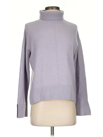 Pre-owned Nordstrom Turtleneck Sweater In Purple
