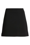 Nordstrom Twill Miniskirt In Black