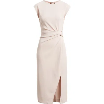 Nordstrom Twist Midi Dress In Pink