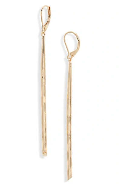 Nordstrom Twisted Bar Linear Earrings In Gold