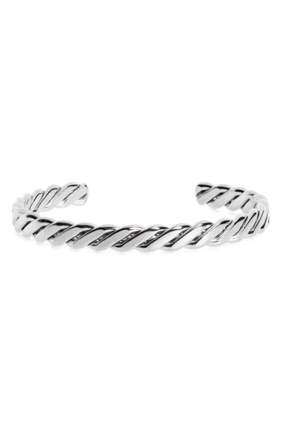 Nordstrom Twisted Cuff Bracelet In Silver