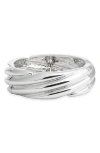 Nordstrom Twisted Cuff Stretch Bracelet In Metallic