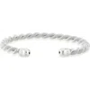 Nordstrom Twisted Flexible Cuff Bracelet In Metallic