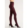 Nordstrom Two-tone Stripe Mesh Tights In Black