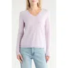 Nordstrom V-neck Cashmere Sweater In Purple