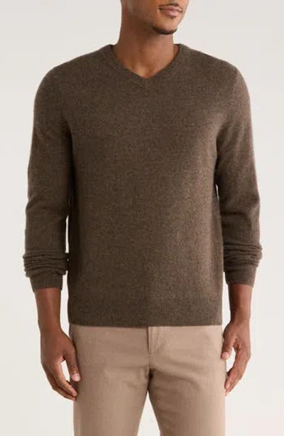 Nordstrom V-neck Cashmere Sweater In Green