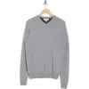 Nordstrom V-neck Cashmere Sweater In Grey Heather