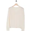 Nordstrom V-neck Cashmere Sweater In Ivory Pristine