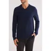 Nordstrom V-neck Cashmere Sweater In Navy Night