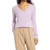 Nordstrom V-neck Cashmere Sweater In Purple Feminine