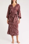 Nordstrom Vacation Linen Blend Robe In Pink