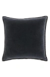 Nordstrom Velveteen Accent Pillow In Black