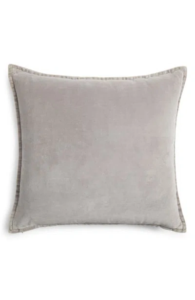Nordstrom Velveteen Accent Pillow In Gray