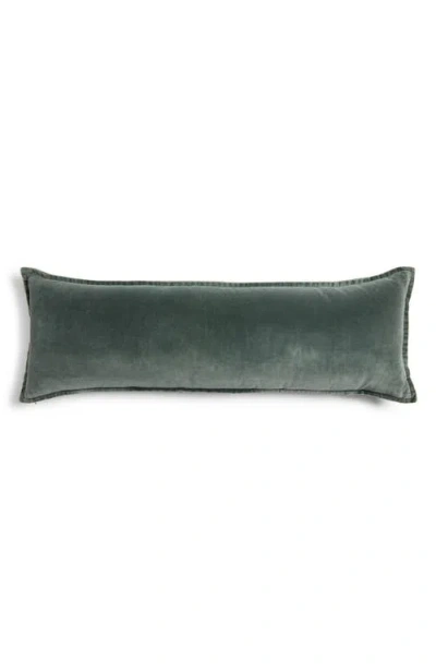 Nordstrom Velveteen Bolster Pillow In Green