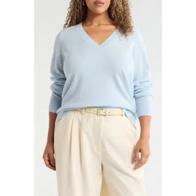 Nordstrom V-neck Cashmere Sweater In Multi