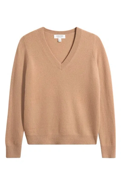 Nordstrom V-neck Cashmere Sweater In Neutral