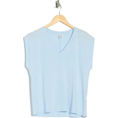 Nordstrom V-neck Pima Cotton T-shirt In Blue