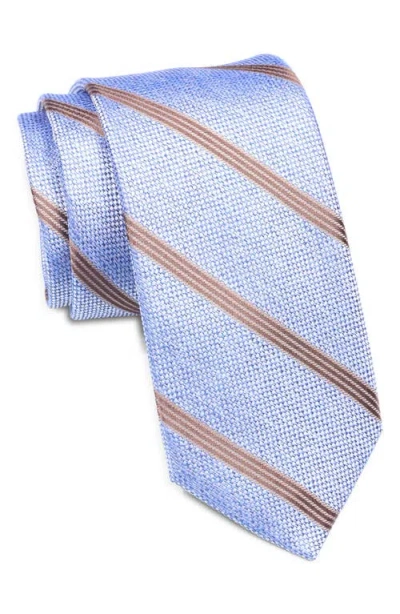 Nordstrom Walsh Stripe Silk Tie In Blue